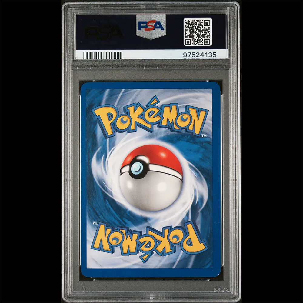 PSA Near Mint / Mint 8 Team Rocket Dark Raichu from the Pokemon Trading Card Game.