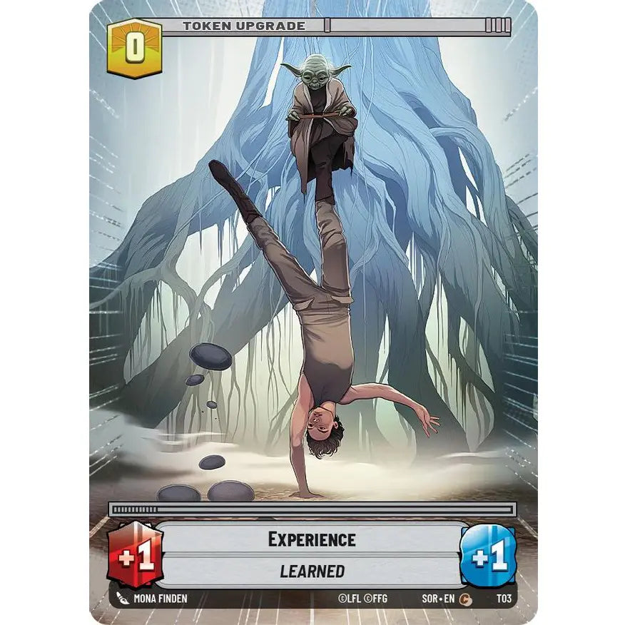 Experience card found in the Starter Decks for Star Wars Unlimited: Spark of Rebellion