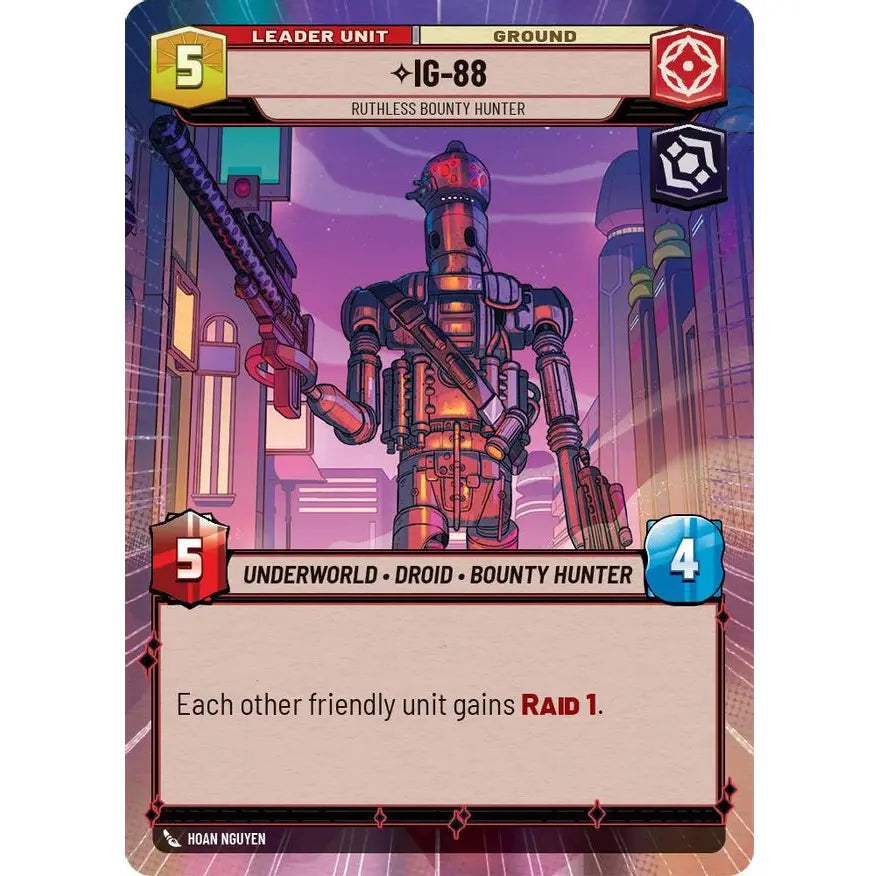 Common-rarity Leader card found in Star Wars Unlimited: Spark of Rebellion.