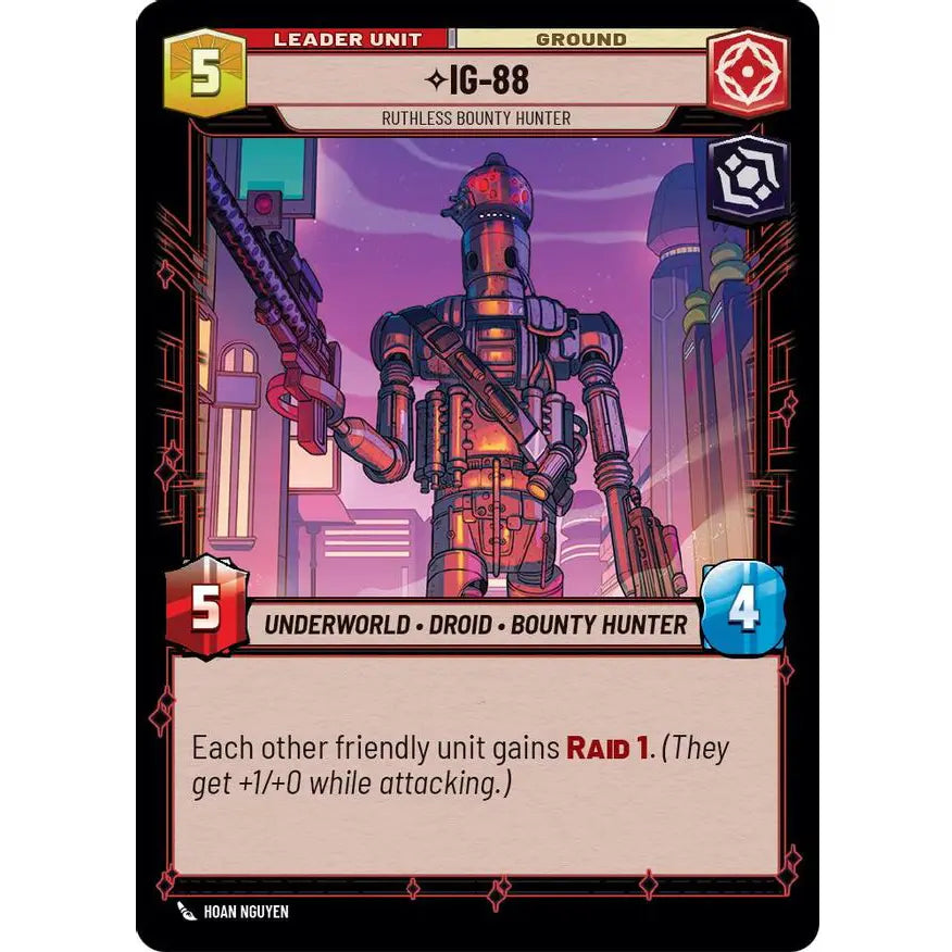Common-rarity Leader card found in Star Wars Unlimited: Spark of Rebellion.