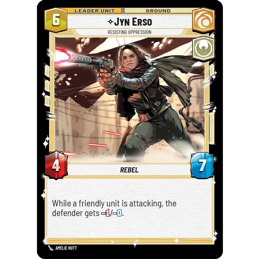 Common-rarity Leader Unit card found in Star Wars Unlimited: Spark of Rebellion.