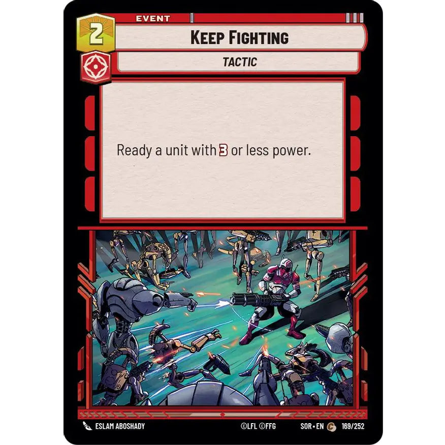 Common-rarity Event card found in Star Wars Unlimited: Spark of Rebellion.