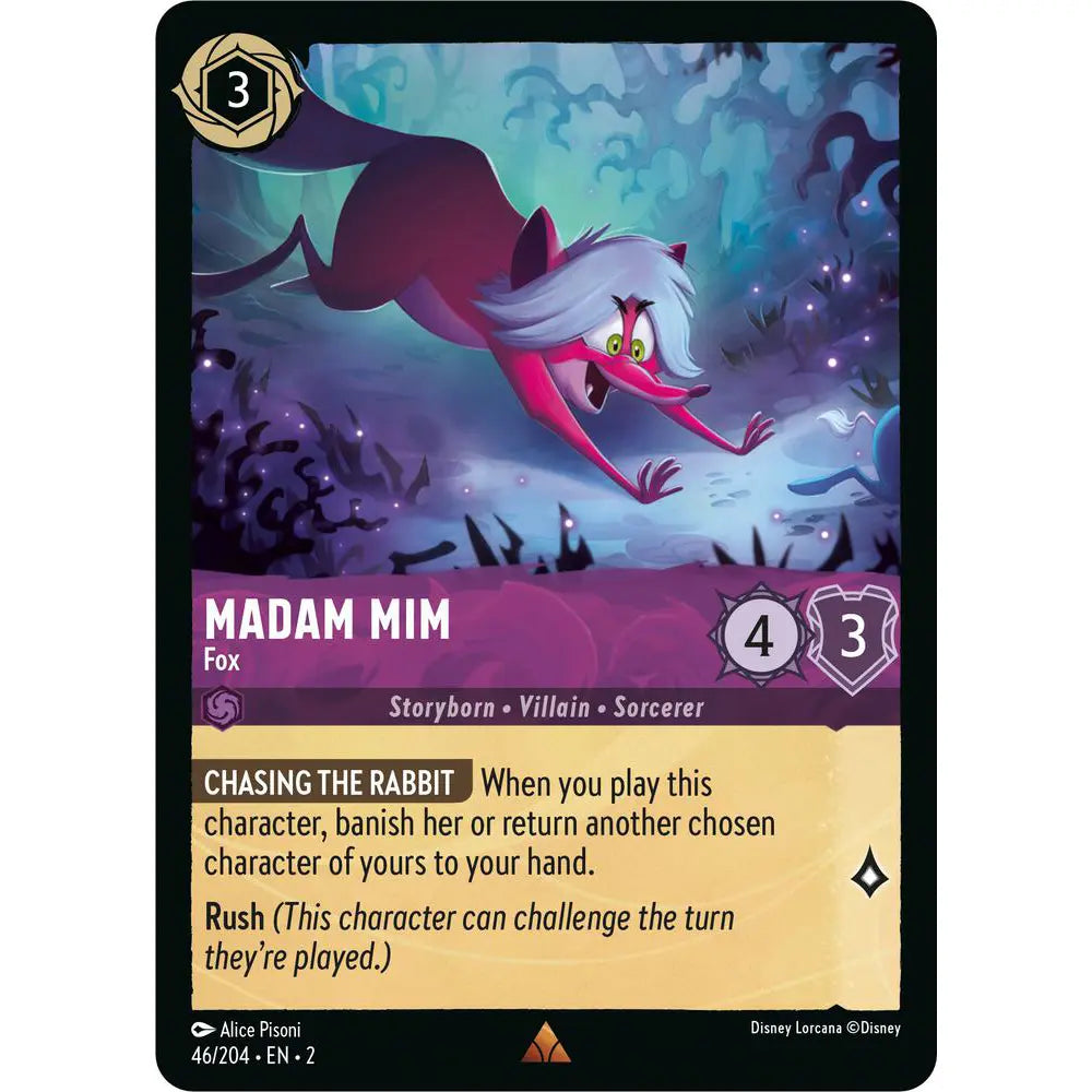 Rare card found in the Rise of the Floodborn expansion to Lorcana.