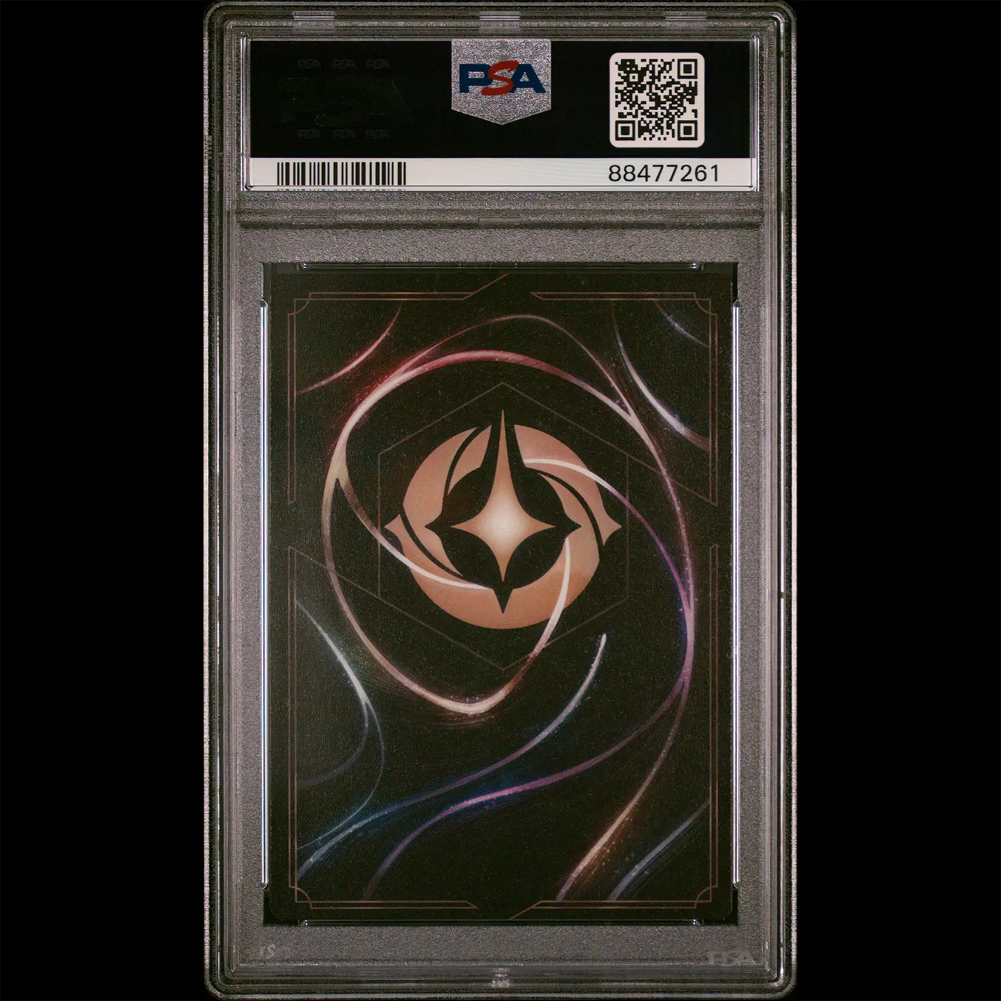 PSA Gem Mint 10 Rise of the Floodborn Enchanted Madam Mim - Purple Dragon from the Lorcana trading card game. PSA Certification Verification #88477261