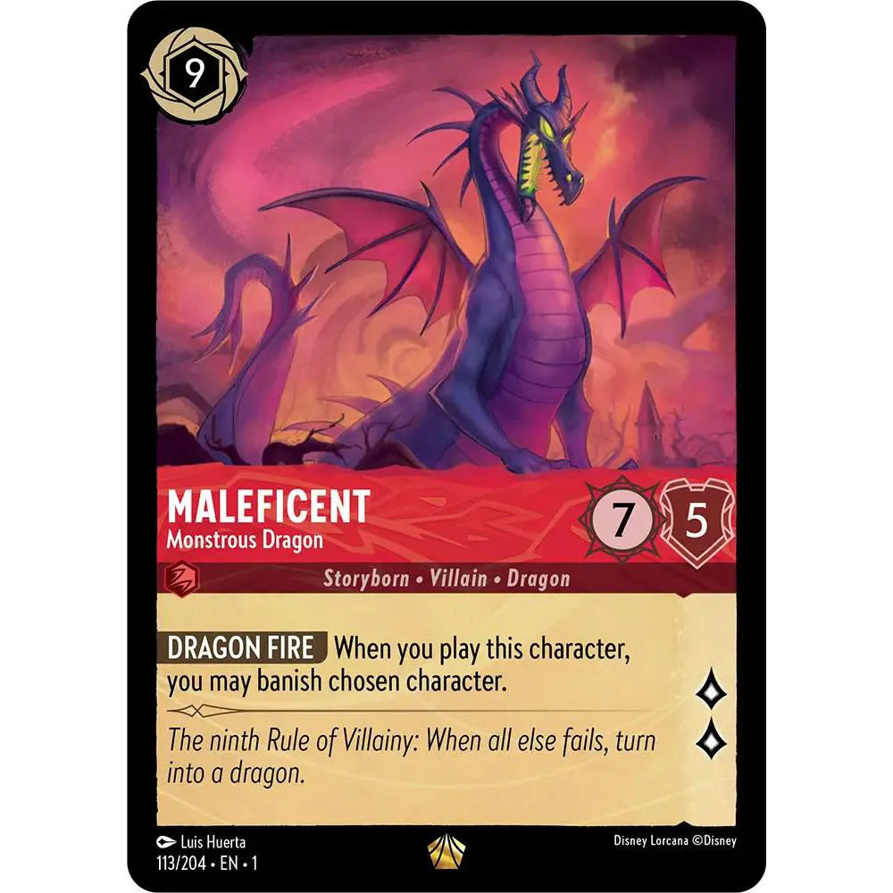 Legendary card found in Lorcana - The First Chapter.