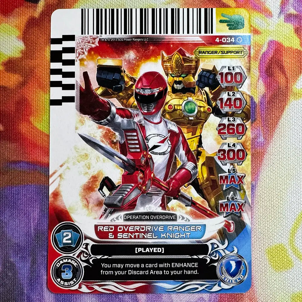 Power Rangers: Action Card Game - Series 4 - hotsell Legends Unite