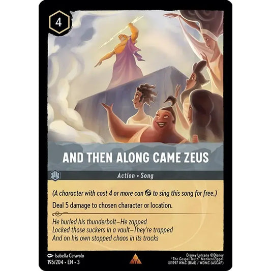 Rare card found in the Into the Inklands expansion to Lorcana.