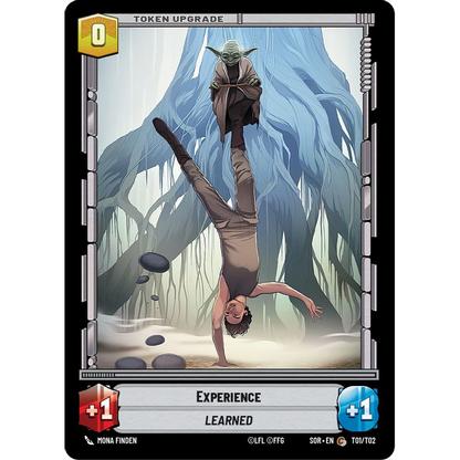 Experience card found in the Starter Decks for Star Wars Unlimited: Spark of Rebellion