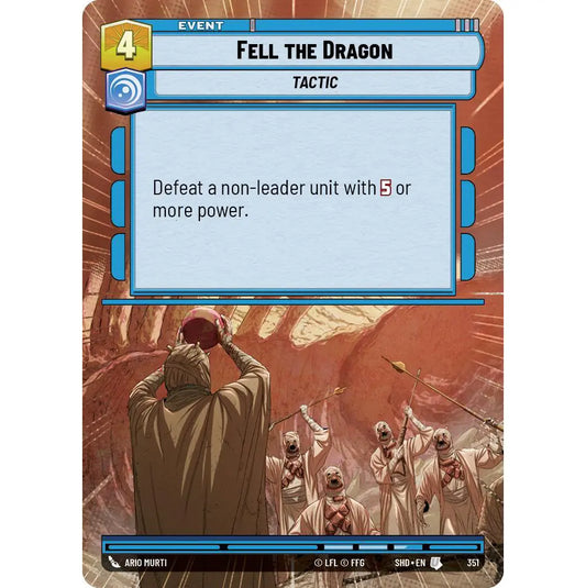 Legendary-rarity Event card found in the Shadows of the Galaxy expansion to Star Wars Unlimited.