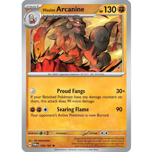 Rare card found in the Twilight Masquerade expansion to the Pokemon Trading Card Game.