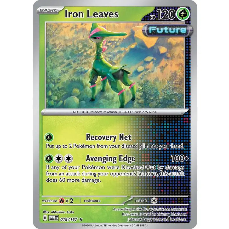 Rare card found in the Twilight Masquerade expansion to the Pokemon Trading Card Game.