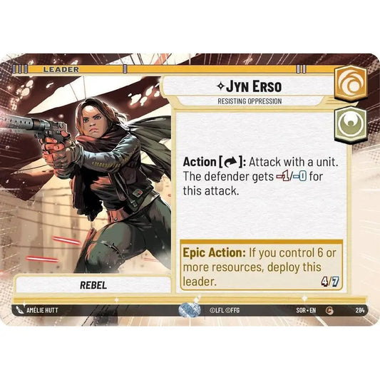 Common-rarity Leader Unit card found in Star Wars Unlimited: Spark of Rebellion.