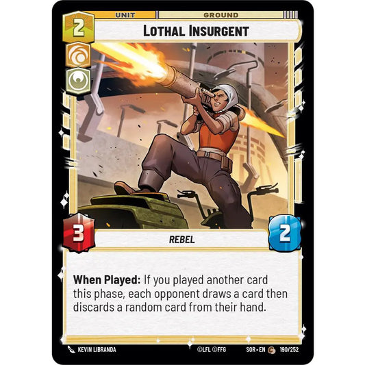 Common-rarity Unit card found in Star Wars Unlimited: Spark of Rebellion.