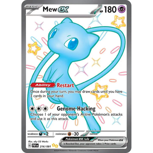 Shiny Ultra Rare card found in the Paldean Fates expansion to the Pokemon Trading Card Game.