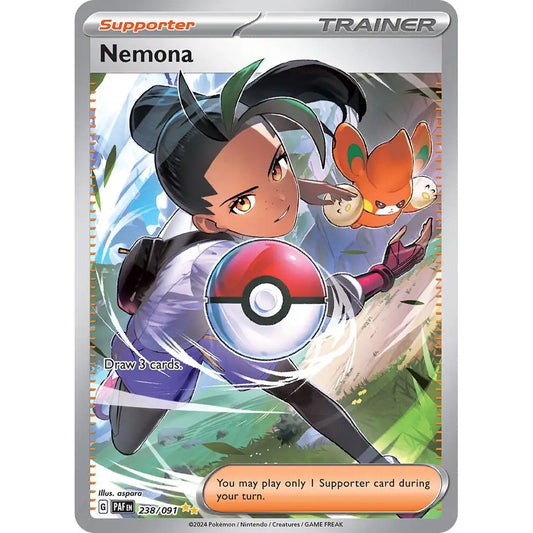 Special Illustration Rare card found in the Paldean Fates expansion to the Pokemon Trading Card Game.