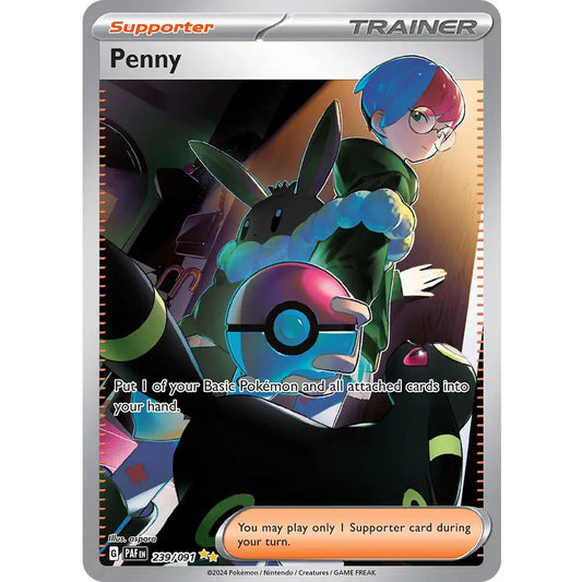 Special Illustration Rare card found in the Paldean Fates expansion to the Pokemon Trading Card Game.