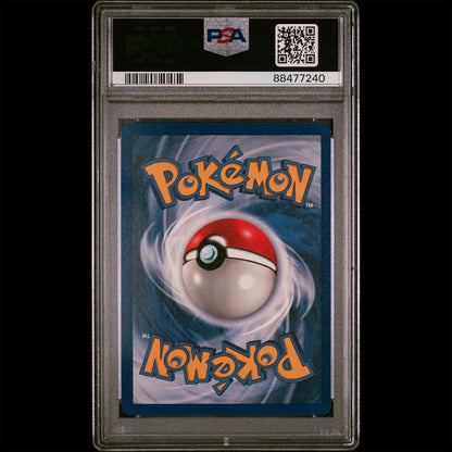 PSA Mint 9 Base Set 1st Edition Red Cheeks Pikachu from the Pokemon Trading Card Game.  PSA Certification Verification #88477240