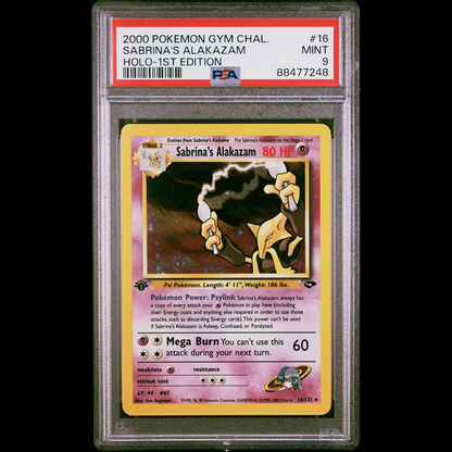 alakazam pokemon card 1st edition Sabrina's Alakazam