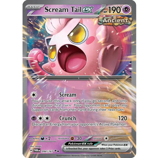 Double Rare card found in the Twilight Masquerade expansion to the Pokemon Trading Card Game.