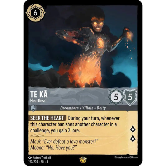 Legendary card found in Lorcana - The First Chapter.