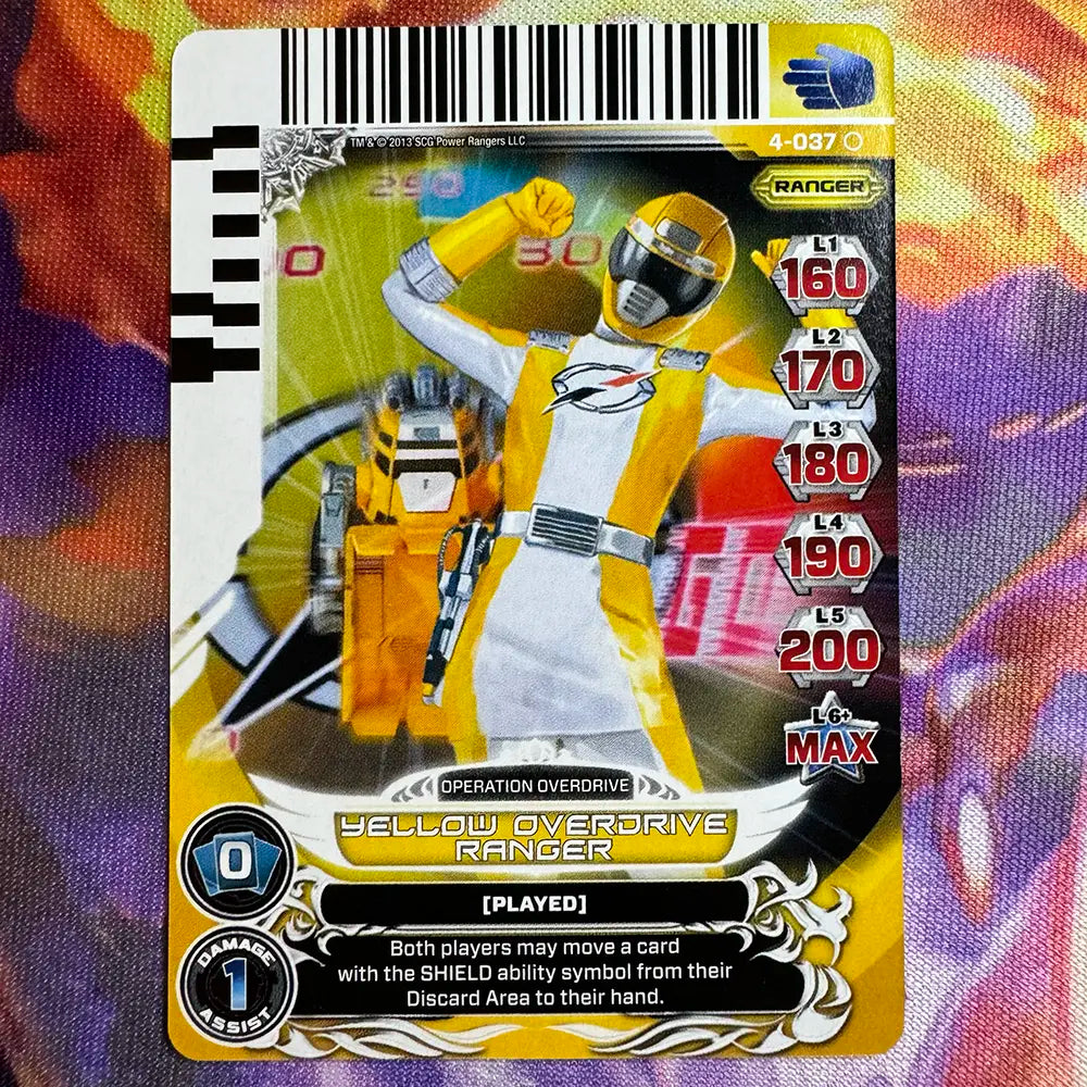 Yellow Overdrive Ranger (4-037) – Gacha IRL